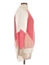 Ann Taylor LOFT Color Block Pink Pullover Sweater Size L - photo 4