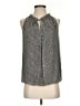 Max Studio 100% Polyester Polka Dots Black Sleeveless Blouse Size S - photo 1