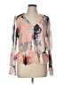 Guess 100% Polyester Pink Long Sleeve Blouse Size L - photo 1