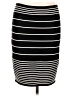 Max Edition Stripes Black Casual Skirt Size L - photo 1