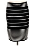 Max Edition Stripes Black Casual Skirt Size L - photo 2