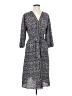 Max Studio Paisley Gray Casual Dress Size S - photo 1