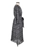 Max Studio Paisley Gray Casual Dress Size S - photo 4