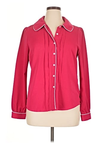 Allegra K Long Sleeve Blouse (view 1)