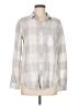 BDG 100% Cotton Checkered-gingham Gray Long Sleeve Button-Down Shirt Size M - photo 1