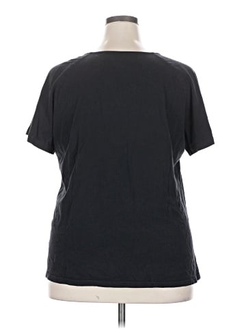 Basic Editions Short Sleeve Blouse (view 2)
