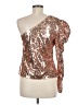 Shein 100% Polyester Gold 3/4 Sleeve Top Size 8/10 - photo 2