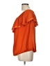 MICHAEL Michael Kors Orange Short Sleeve Blouse Size L - photo 5