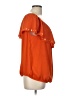MICHAEL Michael Kors Orange Short Sleeve Blouse Size L - photo 4