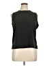 Notations 100% Polyester Black Sleeveless Blouse Size XL - photo 1