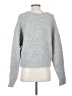 Nili Lotan Solid Gray Wool Pullover Sweater Size XS - photo 2