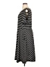 Nemidor 100% Polyester Stripes Black Casual Dress Size 20 - photo 5