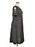 Nemidor 100% Polyester Stripes Black Casual Dress Size 20 - photo 4