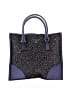 Prada 100% Canvas Tweed Purple Satchel One size - photo 1