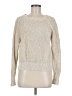 Free People Metallic Ivory Pullover Sweater Size M - photo 1