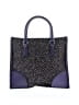 Prada 100% Canvas Tweed Purple Satchel One size - photo 3
