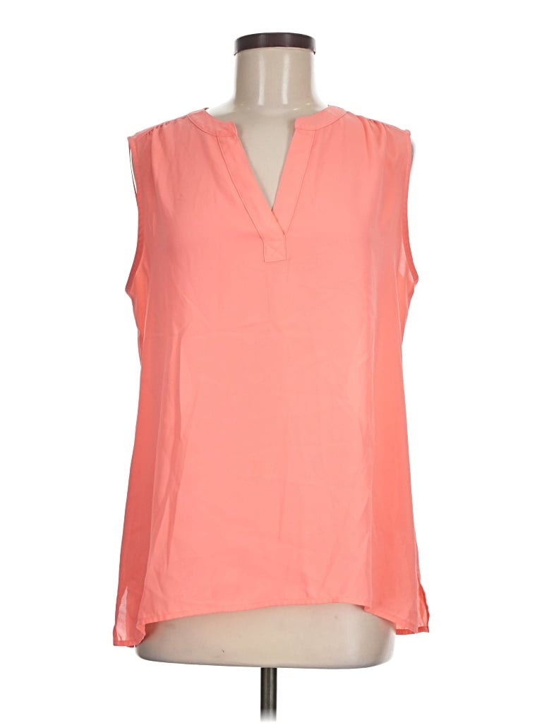 Pre-owned Chaus Sleeveless Blouse In Orange