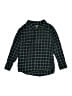 Carter's Plaid Green Long Sleeve Button-Down Shirt Size 8 - photo 1