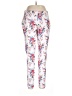 Faded Glory Floral White Active Pants Size 12 - 14 - photo 1