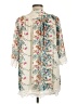Hipster Row 100% Polyester Ivory Kimono Size L (estimated) - photo 2