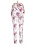 Faded Glory Floral White Active Pants Size 12 - 14 - photo 2