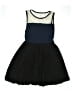 Un Deux Trois Color Block Black Dress Size 16 - photo 1