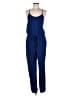 Colorblind Solid Blue Jumpsuit Size M - photo 1