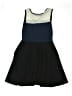 Un Deux Trois Color Block Black Dress Size 16 - photo 2