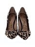 Sam Edelman 100% Cow Leather Animal Print Gold Tan Heels Size 6 - photo 2
