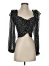 ASTR The Label 100% Polyester Black 3/4 Sleeve Blouse Size S - photo 1