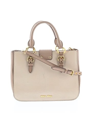 Miu Miu Leather Satchel (view 1)