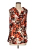 Larry Levine 100% Polyester Orange Sleeveless Blouse Size M - photo 1