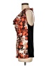 Larry Levine 100% Polyester Orange Sleeveless Blouse Size M - photo 5