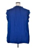J by Joie 100% Polyester Blue Sleeveless Blouse Size 2X - photo 2
