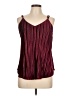dalia 100% Polyester Burgundy Sleeveless Blouse Size L - photo 1