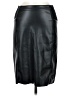 Vero Moda 100% Leather Black Leather Skirt Size M - photo 1