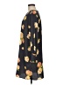 Ann Taylor LOFT 100% Polyester Print Black Casual Dress Size M - photo 5