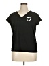 Unbranded Hearts Black Short Sleeve Top Size XL - photo 1