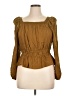 Universal Thread Brown Long Sleeve Blouse Size XL - photo 1