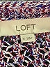 Ann Taylor LOFT 100% Cotton Tweed Purple Pullover Sweater Size M - photo 7