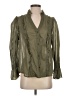 Venus Green Long Sleeve Blouse Size S - photo 1