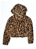 Arshiner 100% Polyester Animal Print Brown Cardigan Size 130 cm / US 8 - photo 1