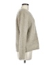 Elie Tahari Metallic Silver Pullover Sweater Size M - photo 4