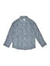 Crewcuts Polka Dots Blue Long Sleeve Button-Down Shirt Size 6 - 7 - photo 1