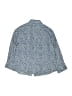 Crewcuts Polka Dots Blue Long Sleeve Button-Down Shirt Size 6 - 7 - photo 2