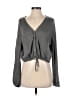 Splendid Gray Long Sleeve Top Size S - photo 1
