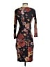 MNG Print Black Cocktail Dress Size XS - photo 2