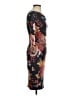MNG Print Black Cocktail Dress Size XS - photo 4