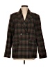 Entro 100% Polyester Plaid Brown Blazer Size M - photo 1