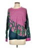 Umgee 100% Acrylic Color Block Pink Pullover Sweater Size S - photo 1